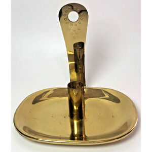Vintage Colonial Williamsburg Virginia Metal Crafters Brass Wall Candle Sconce